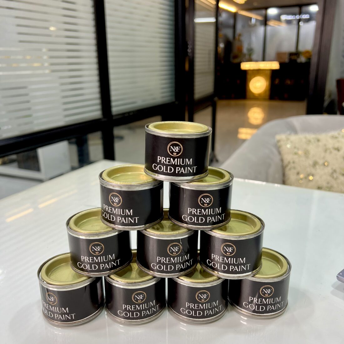 Premium Gold Paint for Handcasting or Resin Artwork (with Sealant, Pack of 3)